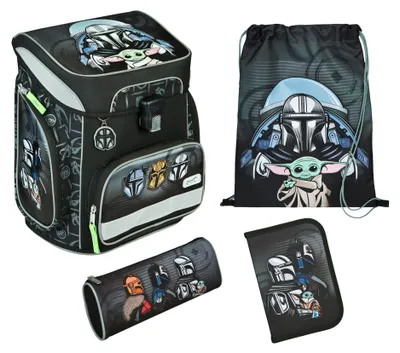 Produktbild von Scooli EasyFit Schulranzen-Set 5-teilig Star Wars II schwarz