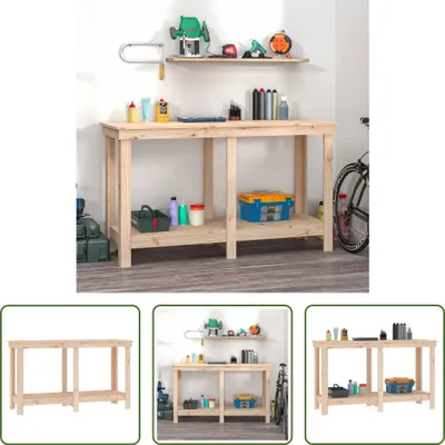 Obrázek produktu pro The Living Store Pracovní stůl 140x50x80 cm z masivního borovicového dřeva