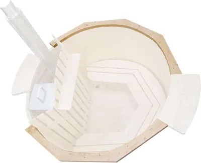 Produktbild von FinnTherm Umrandung für Badefass Bergen Ø 200 Zubehör aus Holz , mit Montagematerial