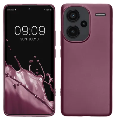 Produktbild von kwmobile Handyhülle für Xiaomi Redmi Note 13 Pro+ 5G / Redmi Note 13 Pro Plus 5G Hülle - Silikon Case metallisch schimmernd - Schutzhülle Cover -