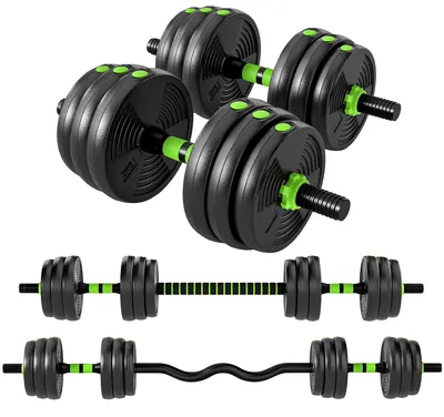 Produktbild von SPORTNOW Hantelset verstellbar 20 KG Kurzhantel Set Kurzhanteln Langhanteln
