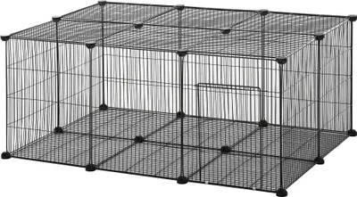 Obrázek produktu pro Výběh pro malá zvířata - Modulární výběh/ohrádka - 22 panelů - Kovové pletivo - Vlastní montáž - Pro králíky a morčata