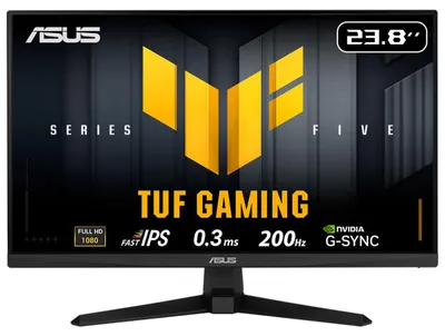 Produktbild von ASUS TUF Gaming VG249Q5A, 60,5 cm (23.8"), 1920 x 1080 Pixel, Full HD, LCD, 1 ms, Schwarz