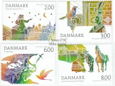 Produktbild von Briefmarken Dänemark 2012 Mi 1701A-1704A (kompl.Ausg.) postfrisch Andersen
