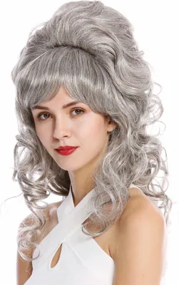 Produktbild von WIG ME UP Perücke 60er Hochsteckfrisur Grau GFW2418-51