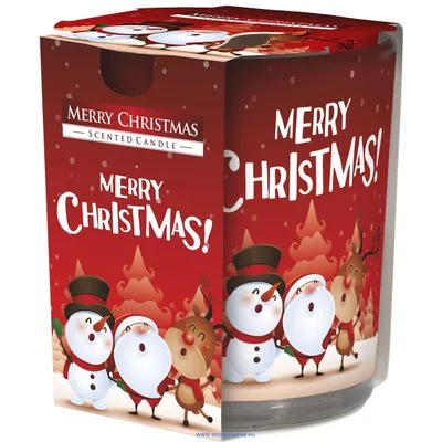 Produktbild von Duftkerze Merry Christmas 120 Gr. Kerze Weihnachten Duft Candle