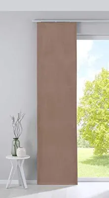 Immagine prodotto di Tenda oscurante a pannello scorrevole "Milano", in velluto, opaca. Sistema a pannello scorrevole, con barra di ancoraggio. Colore: sabbia. Dimensioni: 245 x 60 cm. Codice prodotto: 203571