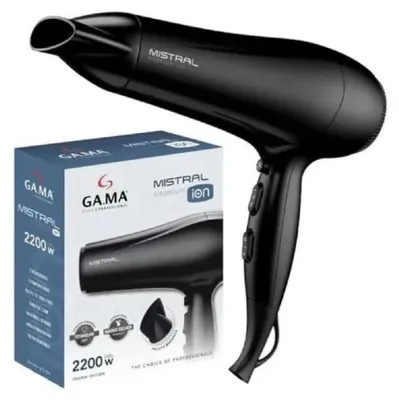 Obrázok produktu pre GA.MA Mistral Ceramic Ion, Jednosmerný prúd, Čierna, 1,7 m, 2200 W, 220 - 240 V, 50 Hz