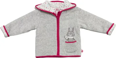 Produktbild von Salt & Pepper - Salt & Pepper Gr. 68 Baby Nicki Jacke Hase Bunny