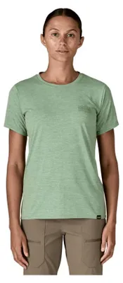 Produktbild von Patagonia Damen T-Shirt Cap Cool Daily Graphic Ellwood Green : XL Größe: XL