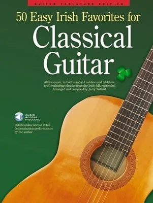Obrázok produktu pre 50 Easy Irish Favorites for Classical Guitar Guitar Tablature Edition - Book/Online Audio