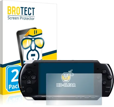 Produktbild von 2x Für Sony PSP 3004 Schutzfolie BROTECT Displayschutz Display Schutz Folie Klar Transparent