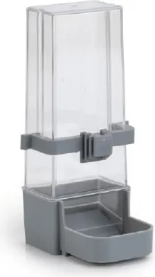 Produktbild von Beeztees Futter- und Wassernapf Sittich - Vogel - grau