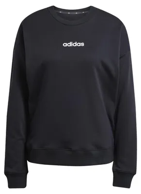 Immagine prodotto di Felpa da donna Adidas Essentials, modello lineare, in French Terry, colore nero/bianco, taglia XXL