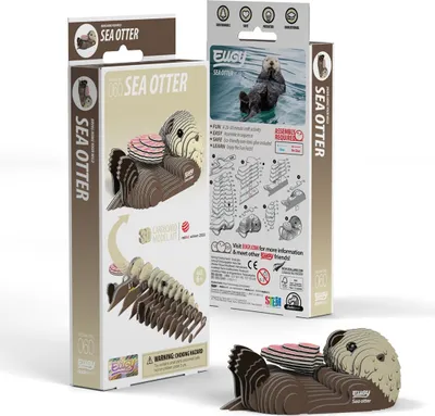 Produktbild von EUGY - 3D Bastelset Seeotter
