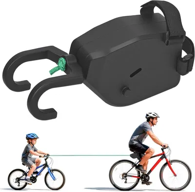Imagen del producto de Cuerda elástica para remolcar bicicletas, de 2,5 metros, ideal para niños y bicicletas de montaña. Accesorio para bicicletas