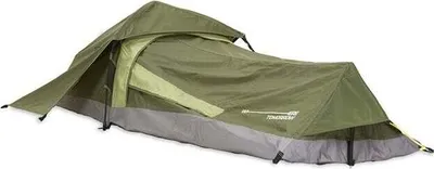 Zdjęcie produktu dla Where Tomorrow Solo Tent Pop Up Namiot 1-osobowy prostokąt 220 x 80 x 50 cm Camping Festival Ultralekki mały rozmiar wodoodporny wytrzymały