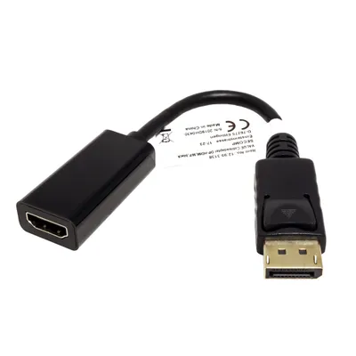 Obrázek produktu pro VALUE 12.99.3138, 0,15 m, DisplayPort, HDMI Typ A (standardní), Samec, Samice, Zlato