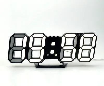 Produktbild von Wecker 3D LED Digitalwecker, 12/24 Stundenanzeige, 22 x 4 x 10 cm