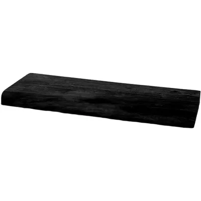 Produktbild von Wandregal Pure Schwarz Mangoholz 100 cm