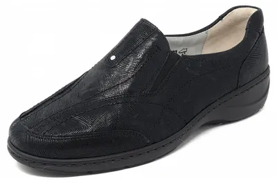 Produktbild von Waldläufer Damen Slipper Kya 33772-3.5, 33772-4, 33772-4.5, 33772-5, 33772-5.5, 33772-6, 33772-6.5, 33772-7, 33772-7.5, 33772-8, 33772-8.5 WDL-607504-101 schwarz 3.5