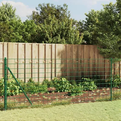 Produktbild von Maschendrahtzaun mit PVC-Beschichtung 0,8 x 10 m in Grün für Garten und Tiergehege