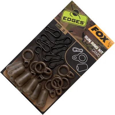 Produktbild von Fox Edges Camo Run Ring Kit - 8 Einhänger für Karpfenbleie