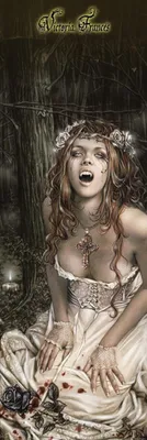 Image de Victoria FRANCES - Vampire Girl - 53x158cm - Affiche Poster