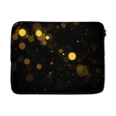 Produktbild von MuchoWow® Laptop Hülle 15 Zoll Gold - Abstrakt - Luxus - Schwarz Laptoptasche - Laptoptasche - Sleeve - Rundum-Schutz