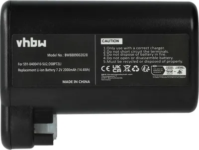 Produktbild von vhbw Akku Ersatz für Electrolux OSBP72LI25, 405537959/0, 4060001007 für Saugroboter (2000 mAh, 7,2 V, Li-Ion)