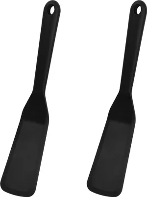 Produktbild von 2 Stücke Pfannenwender Silikon,Antihaft Silicone Spatula,Spatula Wende,Hitzebeständig Pfannkuchen Spatula,Omelett Spatel,Mini Espatula für Kochen Ei Burger Pizza Steak Omelette Crepes