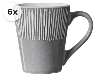 Produktbild von Becher 315ml 6er Set Banda grau