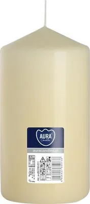 Zdjęcie produktu dla Świeca walec BISPOL Aura 66H 15CM SW80/150 ECRU
