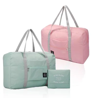 Immagine prodotto di (2 confezioni) Borsa da viaggio pieghevole e impermeabile, ideale per sport e vacanze