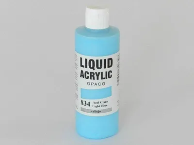 Produktbild von Hellblau 200ml Vallejo Airbrush Farbe 834