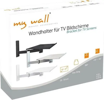 Produktbild von Famanu Wandhalterung für Fernseher bis 53 cm (21 Zoll) - Weiß