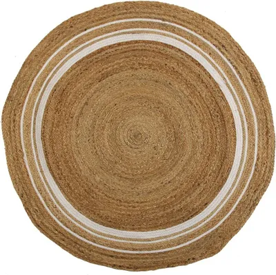 Immagine prodotto di Tappeto Versa stripes Ø 120 cm rattan juta