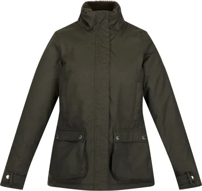 Produktbild von Regatta - Dámská nepromokavá bunda "Leighton" RG8196 (36 DE) (Dark khaki)