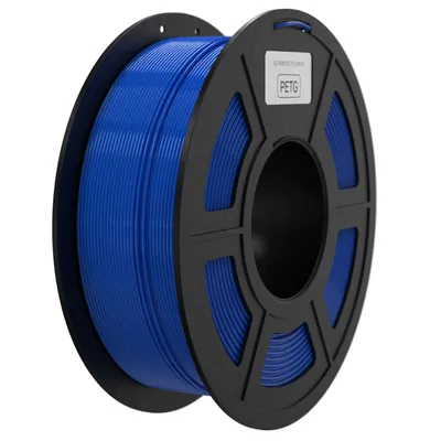 Produktbild von PETG-Filament, 1,75 mm, 3D-Drucker-Filament, 1 kg, hoehere Zaehigkeit, 3D-Druck-Filament, kompatibel mit den meisten FDM-3D-Druckern Neptune 2/Neptune 3/Ender 3 und mehr, Massgenauigkeit +/- 0,02 mm šC Blau