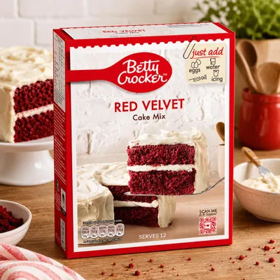 Immagine prodotto di Betty Crocker Red Velvet Cake Mix 425g