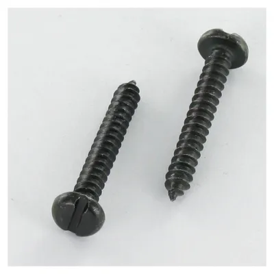 Produktbild von Blechschraube Zylindrischer Flachkopf Gespalten 3,5 x 16 Stahl schwarz verzinkt