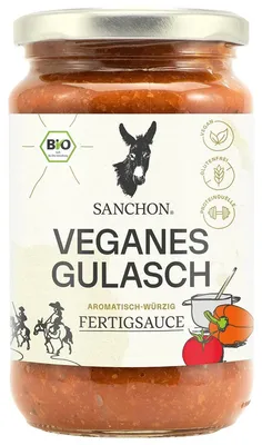 Imagen del producto de Goulash vegano, elaborado con ingredientes orgánicos.