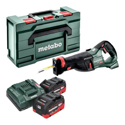 Produktbild von Metabo SSEP 18 LT BL Akku Säbelsäge 18 V 32 mm Brushless + 2x LiHD Akku 5,5 Ah + Ladegerät + Metabox