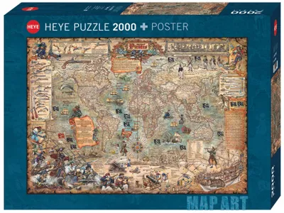 Obrázok produktu pre Heye Puzzle Pirátsky svet 2000