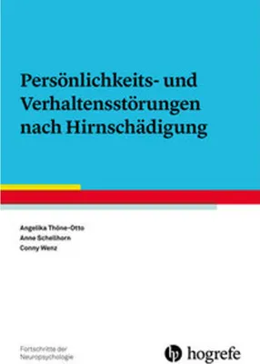 Produktbild von Persönlichkeits- und Verhaltensstörungen nach Hirnschädigung