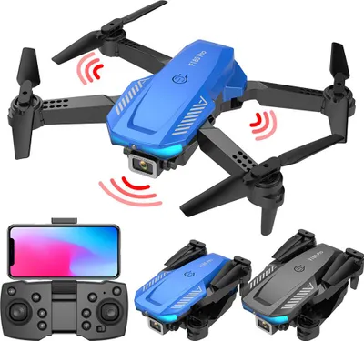 Produktbild von F185 Luftaufnahme Drohne Automatisches Flugzeug HD RC Blue Dual Lens 4K