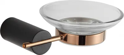 Produktbild von Mexen Aron Seifenschale, Schwarz/Rosa Gold - 7088139-67