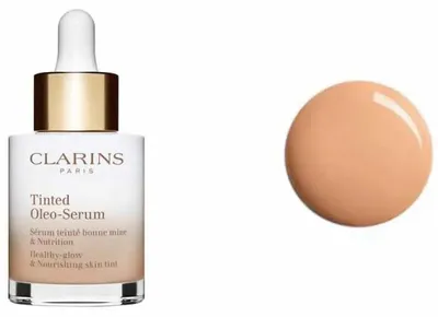 Produktbild von Clarins Tinted Oleo-Serum, Tropfflasche, Serum, trockene Haut, normale Haut, Aufhellend, Feuchtigkeitsspendend, Nährend, Schutz, Glättend, Licht, Beige