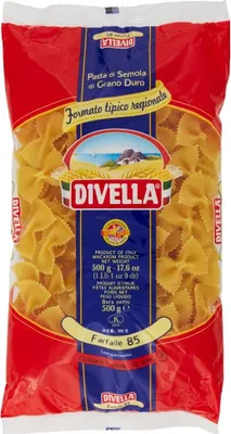 Produktbild von 10x Pasta Divella 100% Italienisch N° 85 Farfalle 500 gr
