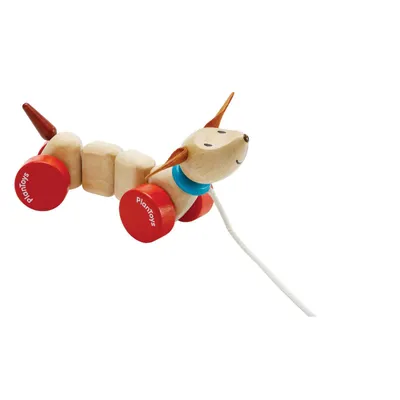 Produktbild von PlanToys - Happy Dog - Nachziehfigur